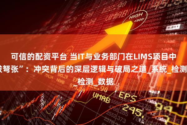 可信的配资平台 当IT与业务部门在LIMS项目中“剑拔弩张”：冲突背后的深层逻辑与破局之道_系统_检测_数据